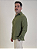 Camisa M/L de Algodão Rústico Verde Militar - Imagem 3