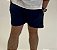 Short de Linho Azul Marinho - Imagem 1