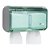 Dispenser Para Papel Higiênico Cai Cai Premisse Urban Compacto Glass Verde - Imagem 1