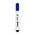 Marcador para Quadro Branco Ponta Redonda Azul BRW - Imagem 1