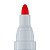 Marcador para Quadro Branco Ponta Redonta Vermelho BRW - Imagem 2