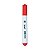 Marcador para Quadro Branco Ponta Redonta Vermelho BRW - Imagem 1