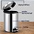 Lixeira Inox com Pedal Nobre Mood 5L - Imagem 3