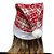 Gorro Natalino Vermelho Decorado - Imagem 2