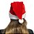 Gorro Natalino Vermelho de Veludo - Imagem 3