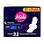 Absorvente Noturno Mili com Abas 32 un - Imagem 1