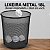 Lixeira de Metal Nobre Preta 18L - Imagem 2