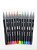 Marcador Brush Pen - Blister c/12 cores - BRW - Imagem 2