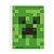 Caderno Minecraft c/ 10 Matérias - Capa Dura - Verde - Imagem 1