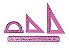Régua Conjunto Kit Escolar Flexivel 4 peças rosa ref.10130014 Waleu - Imagem 1