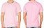 Camiseta Algodão Premium Masculina Rosa Claro - Imagem 3