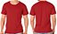 Camiseta Algodão Premium Masculina Vermelho - Imagem 3