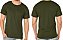 Camiseta Algodão Premium Masculina Verde Militar - Imagem 3