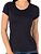 Camiseta Algodão Premium Feminina Preta - Imagem 1