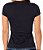 Camiseta Algodão Premium Feminina Preta - Imagem 2