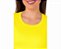 Camiseta Algodão Premium Feminina Amarela - Imagem 4