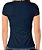 Camiseta Algodão Premium Feminina Azul Marinho - Imagem 2
