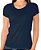 Camiseta Algodão Premium Feminina Azul Marinho - Imagem 1