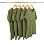 Camiseta Algodão Premium Feminina Verde Militar - Imagem 2