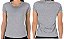 Camiseta Algodão Premium Feminina Cinza Mescla - Imagem 3