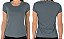 Camiseta Algodão Premium Feminina Cinza Chumbo - Imagem 3