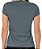 Camiseta Algodão Premium Feminina Cinza Chumbo - Imagem 2