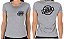 Camiseta Algodão Feminino Personalizada Sua Logomarca Bordado Peito e Costas - Imagem 7