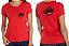 Camiseta Algodão Feminino Personalizada Sua Logomarca Bordado Peito e Costas - Imagem 4
