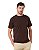 Camiseta Algodão Egípcio Masculina Marrom - Imagem 1