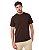 Camiseta Algodão Egípcio Masculina Marrom - Imagem 3