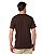 Camiseta Algodão Egípcio Masculina Marrom - Imagem 4
