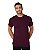 Camiseta Algodão Egípcio Masculina Bordô - Imagem 3