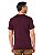 Camiseta Algodão Egípcio Masculina Bordô - Imagem 4
