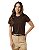 Camiseta Algodão Egípcio Feminina Marrom - Imagem 3