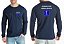 Camiseta Masculino Manga Longa CONDUTOR AMBULÂNCIA mod3 Bordado - Imagem 1