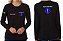 Camiseta Feminina Manga Longa ENFERMEIRA + CRUZ VIDA Bordado - Imagem 3