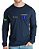 Camiseta Masculino Manga Longa ENFERMEIRO + CRUZ VIDA Bordado - Imagem 5