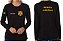 Camiseta Feminina Manga Longa PERITA JUDICIAL Bordado - Imagem 2