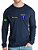 Camiseta Masculino Manga Longa MÉDICO + CRUZ VIDA Bordado - Imagem 5