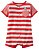 Romper em malha vermelho e cinza Cachorrinho - CARTERS - Imagem 1