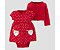 Vestido vermelho Papai Noel com bolerinho Just one You made by CARTERS - Imagem 1