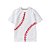 Conjunto 2 peças camiseta estampa Beisebol com bermuda vemelha - GYMBOREE - Imagem 2
