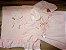 Saída Maternidade plush rosa 2 peças - macacão e manta - Imagem 1