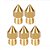 5x Bico MK8 Creality Series 0.8mm 1.75mm - Imagem 1