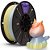Filamento PLA Rainbow Amarelo / Azul / Vermelho Macaron Velvet High Speed | 1,75mm | 1Kg | Voolt3D - Imagem 2