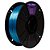 Filamento PLA Duo Color Azul e Preto V-Silk High Speed | 1,75mm | 1Kg | Voolt3D - Imagem 1