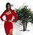 Vestido Midi Com Amarração na Frente - Imagem 1
