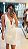 Vestido Decote Profundo  Off White Fechado Nas Costas - Imagem 1