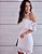 Vestido Branco Ombro a Ombro Bordado Com Pérolas - Imagem 1