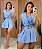 Vestido Curto Com Top E Cinto - Imagem 1